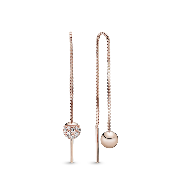 288325cz Orecchini Sfere Luminose e Pavè Purely Pandora