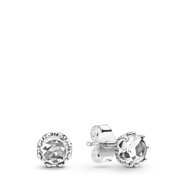298311cz Orecchini a Lobo Corone Scintillanti