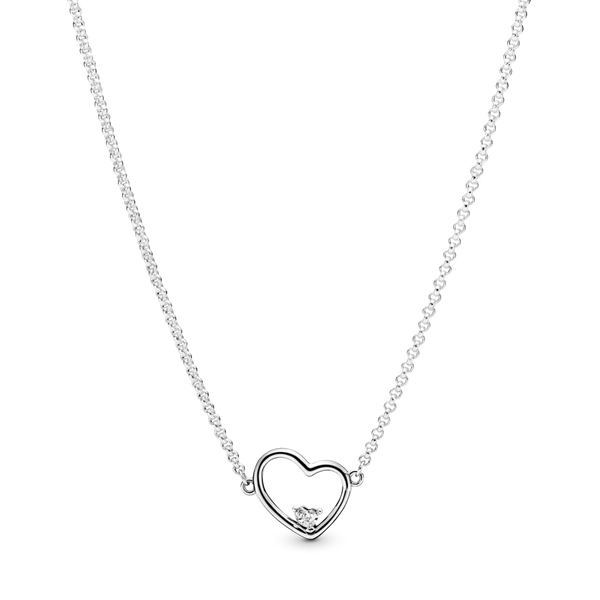 397797cz Collana Cuore asimmetrico
