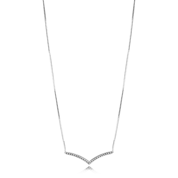 397802cz Collana chevron scintillante