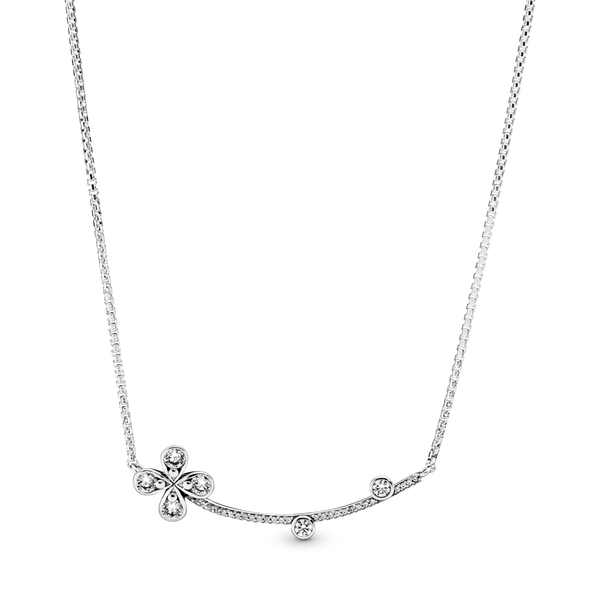 397956cz Collana Fiore a quattro petali