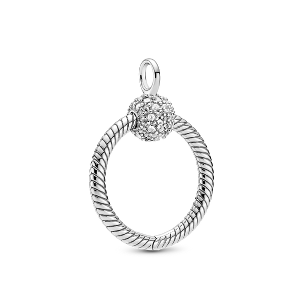 399097c01 Pendente Pandora O piccolo con pavé - Pandora Moments