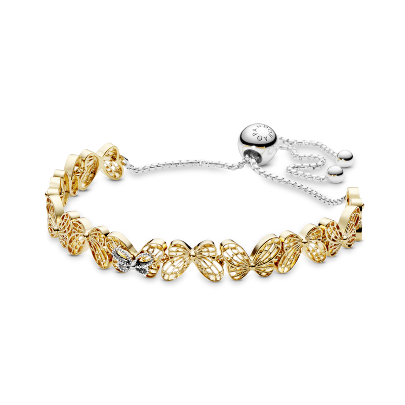 567957 Bracciale Farfalla openwork con chiusura regolabile