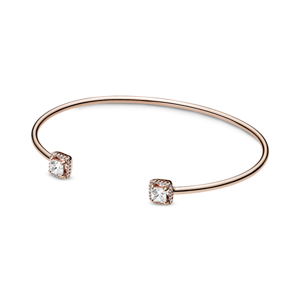 588508c01 Bracciale rigido aperto eleganza scintillante