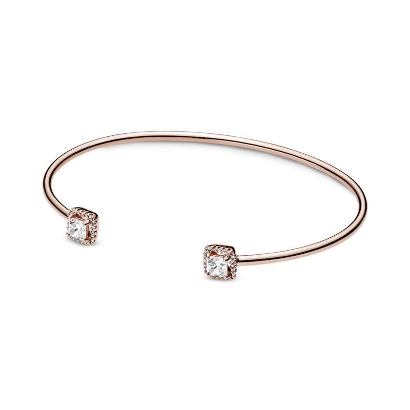 588508c01 Bracciale rigido aperto eleganza scintillante