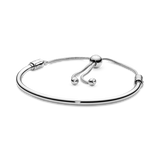 597953cz Bracciale rigido Pandora Moments con chiusura regolabile