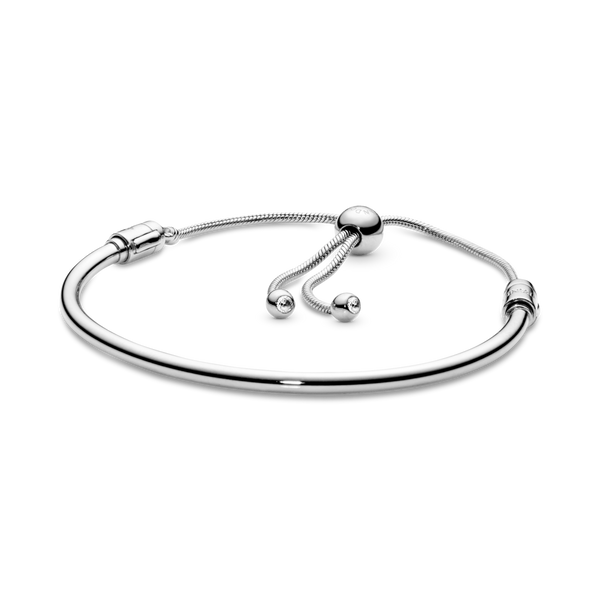 597953cz Bracciale rigido Pandora Moments con chiusura regolabile