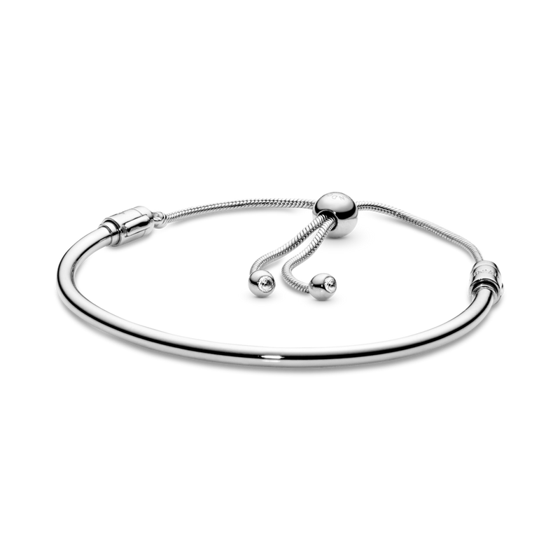 597953cz Bracciale rigido Pandora Moments con chiusura regolabile