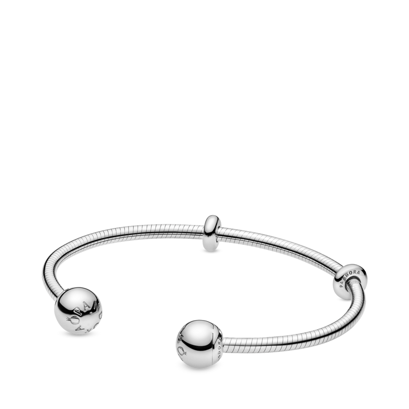 598291 Bracciale Rigido Aperto Maglia Snake Pandora Moments