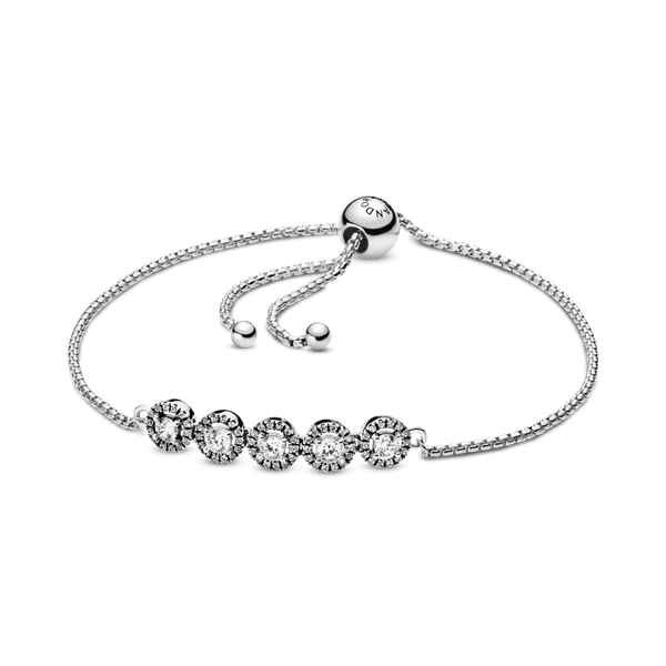 598510c01 Bracciale scintillante con chiusura regolabile