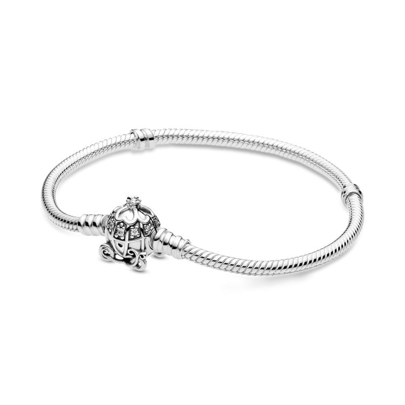 599190c01 Disney bracciale Pandora Moments con chiusura con carrozza a forma di zucca di Cenerentola