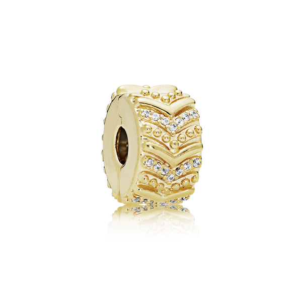 767798cz Clip chevron scintillante