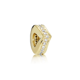 767808cz Charm distanziatore chevron scintillante