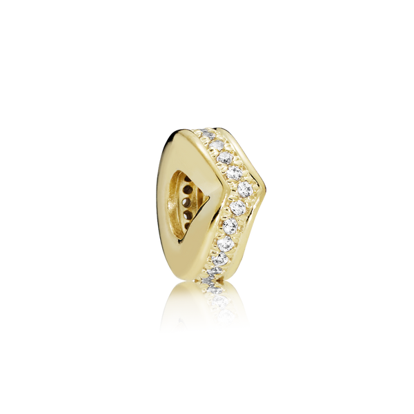 767808cz Charm distanziatore chevron scintillante