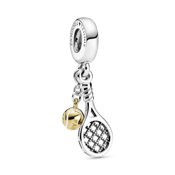 769026c01 Charm pendente con racchetta e pallina da tennis