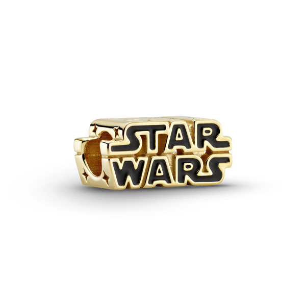 769247c01 Star Wars Charm scintillante con logo in 3D