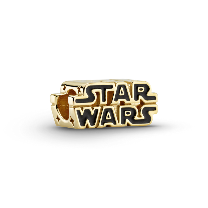 769247c01 Star Wars Charm scintillante con logo in 3D