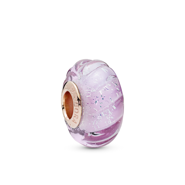 788107 Charm in vetro di Murano rosa