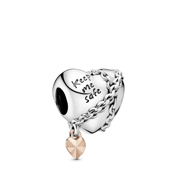 788344 Charm Cuore Incatenato