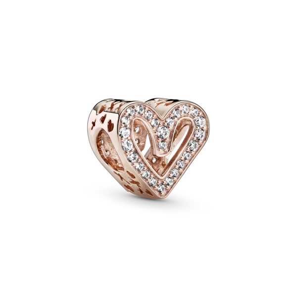788692c01 Charm con cuore scintillante