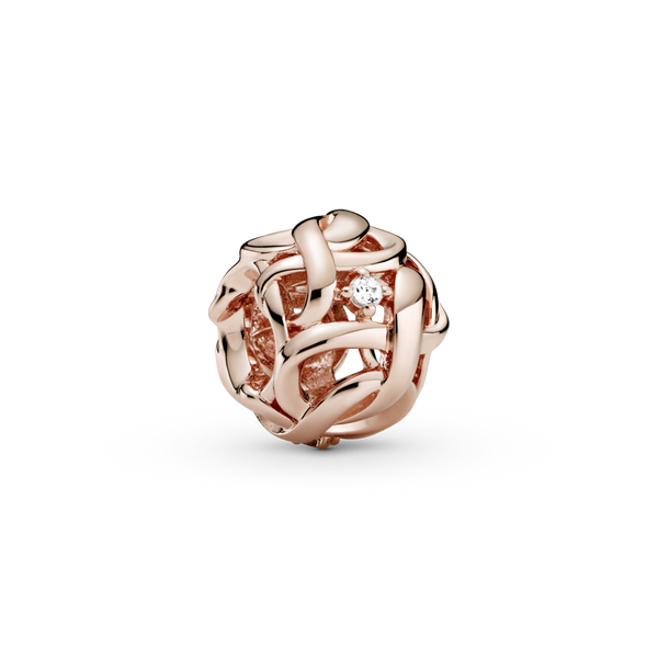 788824c01 Charm openwork Infinito intrecciato