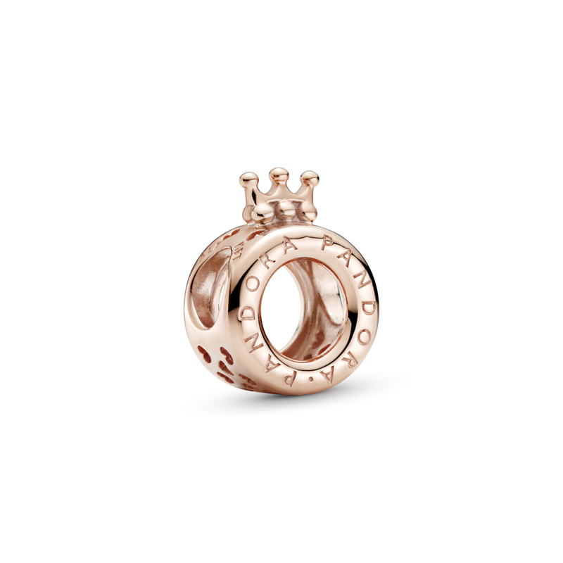 789036c00 Charm Pandora con logo e O coronata