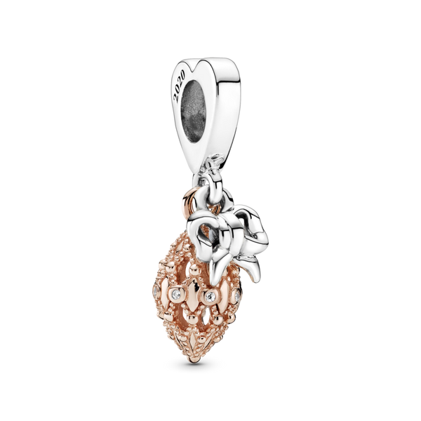789170c01 Charm pendente Ornamento Natalizio bicolore
