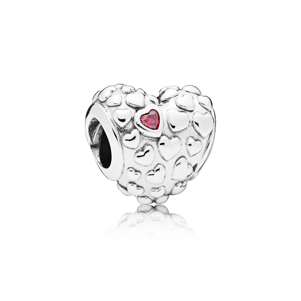 797781czr Charm a cuore Una Mamma su un Milione