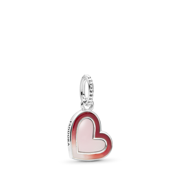 797820enmx Charm Cuore asimmetrico pendente