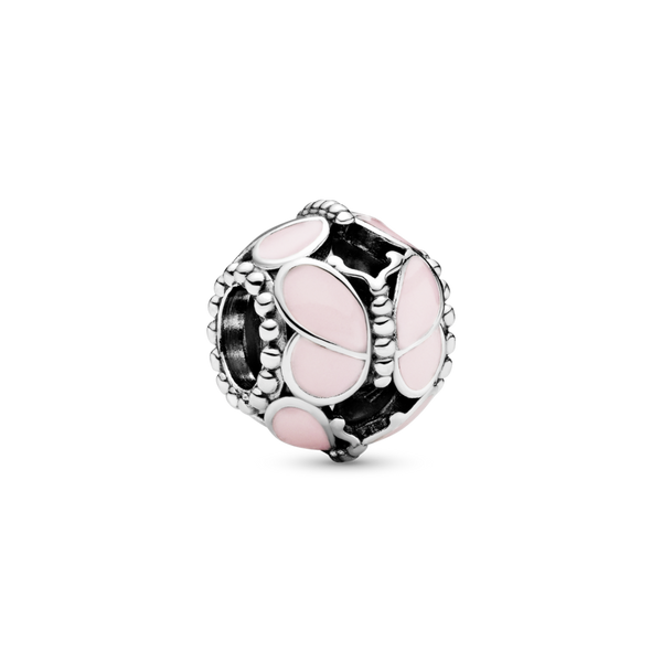 797855en160 Charm Farfalla rosa