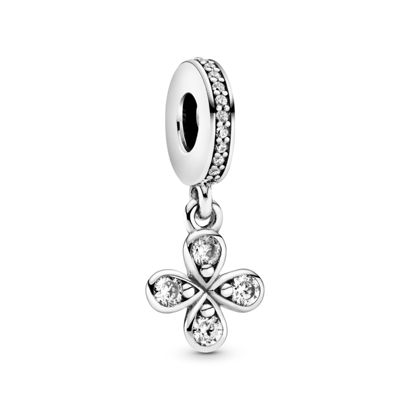 797969cz Charm pendente Fiore con quattro petali