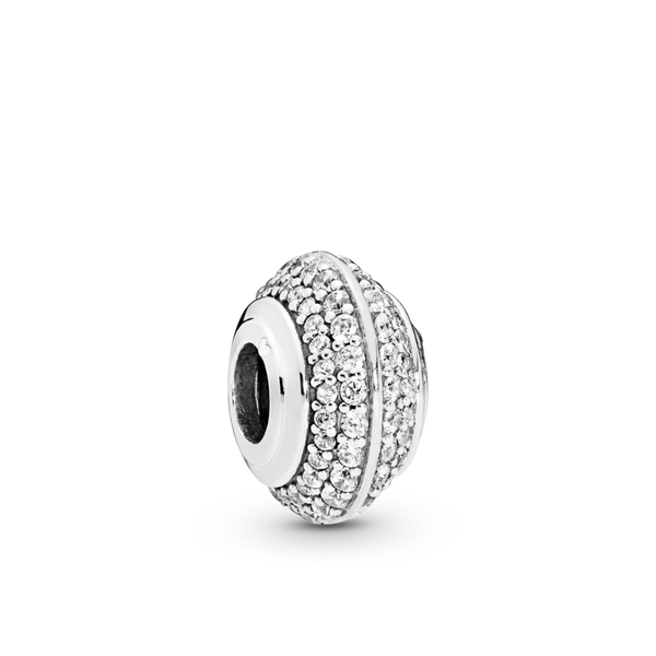 798066cz Charm con pavé scintillante