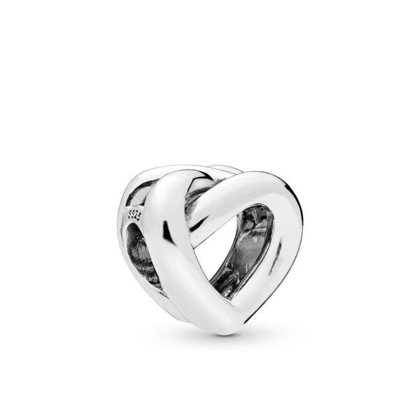 798081 Charm Cuore intrecciato