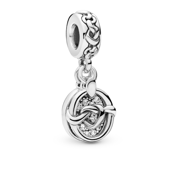 798095cz Charm pendente Cuori intrecciati