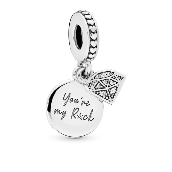 798102cz Charm pendente La mia roccia