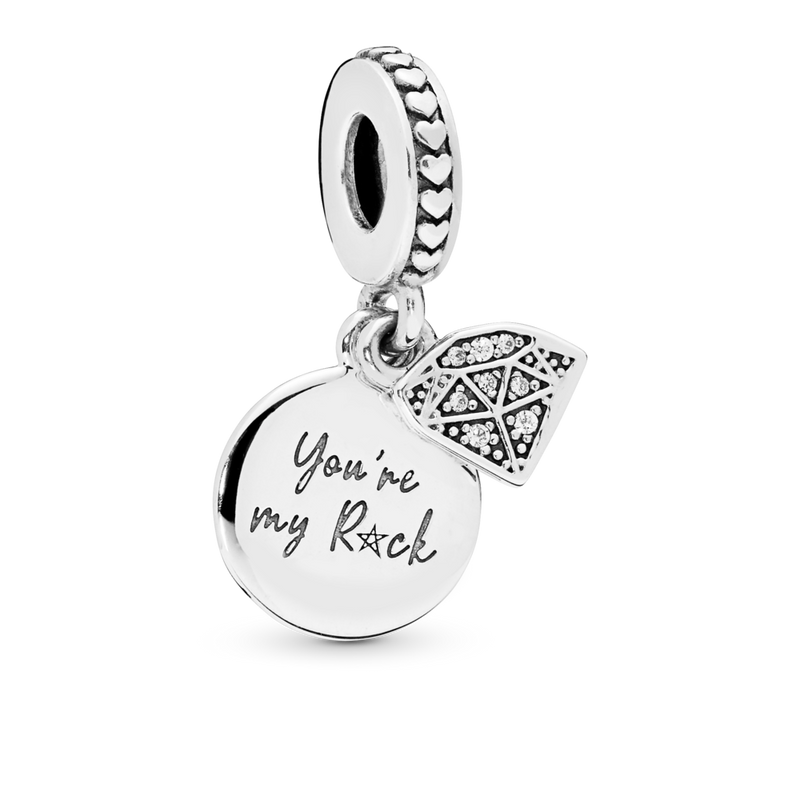 798102cz Charm pendente La mia roccia