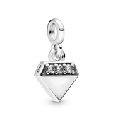798368cz Mini Charm pendente Il mio diamante scintillante