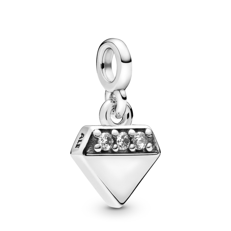 798368cz Mini Charm pendente Il mio diamante scintillante