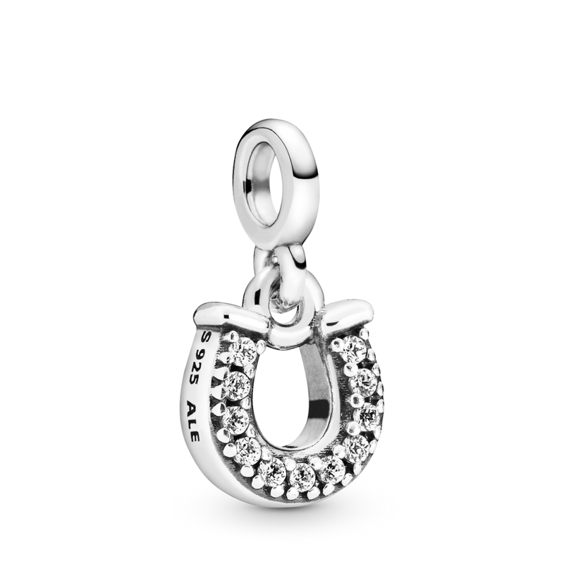 798379cz Mini Charm pendente Il mio ferro di cavallo portafortuna
