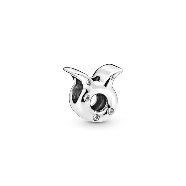 798418c01 Charm dello zodiaco Toro scintillante