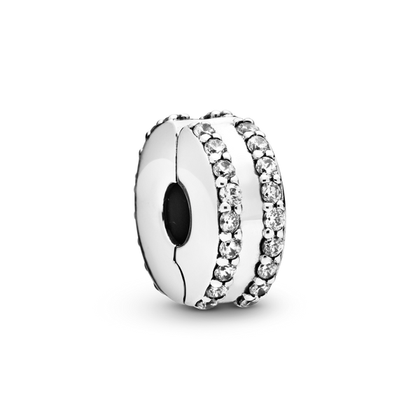 798422c01 Clip con doppia striscia di pavé