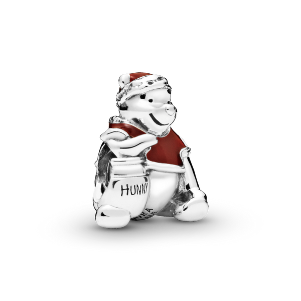 798451c01 Disney  Charm Winnie the Pooh Natalizio con vasetto di miele