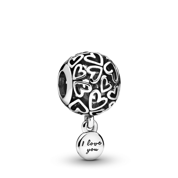798606c00 Charm openwork Cuori d’amore