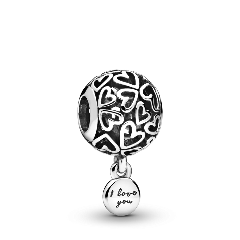 798606c00 Charm openwork Cuori d’amore
