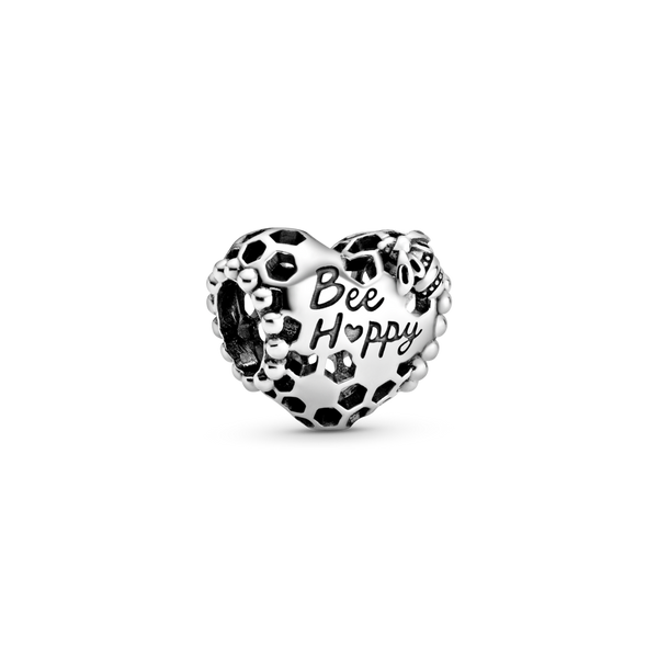 798769c00 Charm a cuore Nido d'Ape Bee Happy (Sii felice)