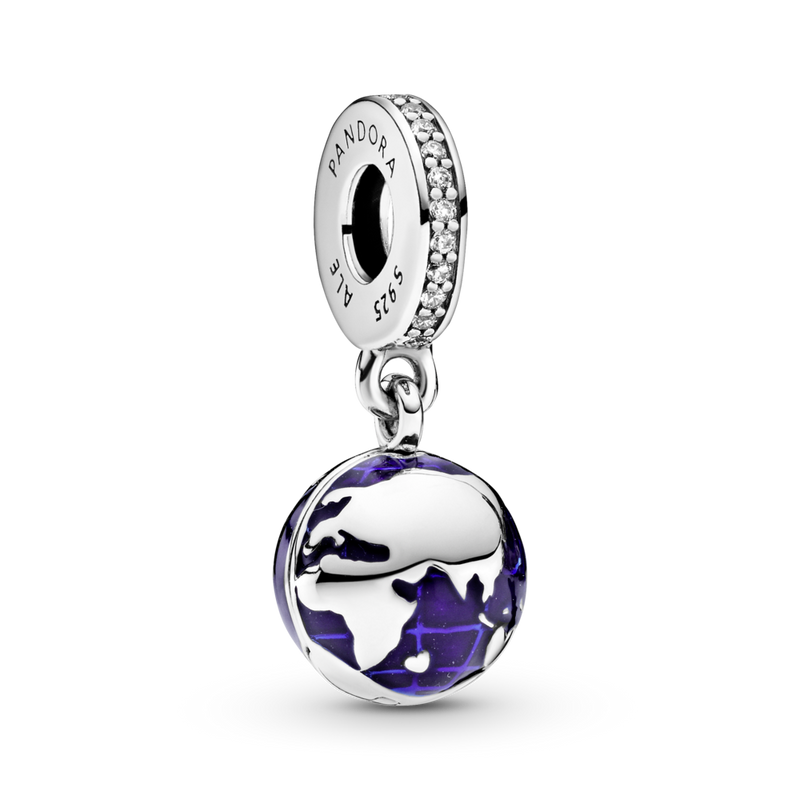798774c01 Charm pendente Pianeta blu