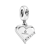 799101c01 Charm pendente Pianoforte a cuore