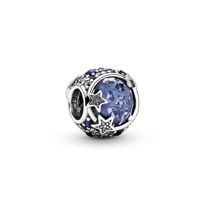799209c01 Charm Stelle scintillanti blu
