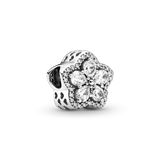 799224c01 Charm Fiocco di neve con pavé scintillante