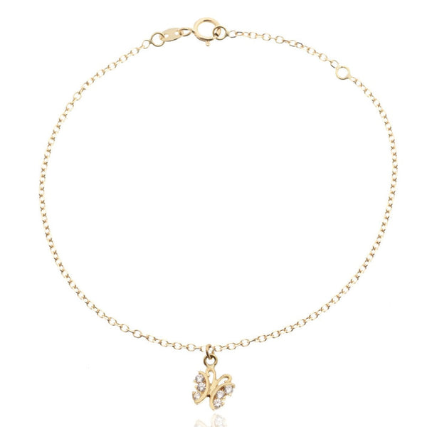 Bracciale Farfalla e Zirconi - Gioielleria Fondente